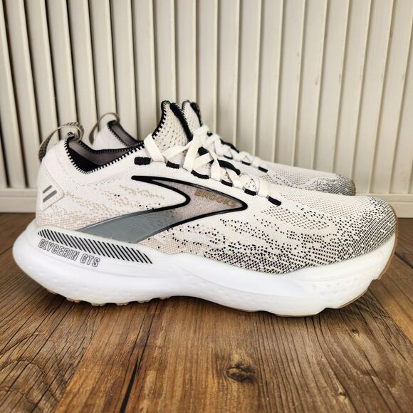 Brooks Glycerin GTS 21 StealthFit Womens Sz 7.5 White Running Shoes 1204111B135 - Picture 1 of 9